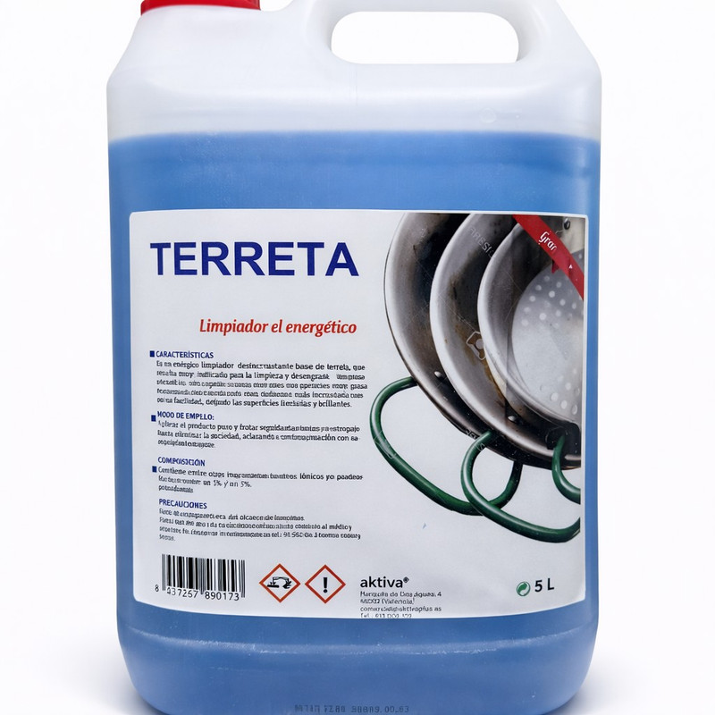 [AKTFAB473] Terreta Paellas y cacerolas x5L