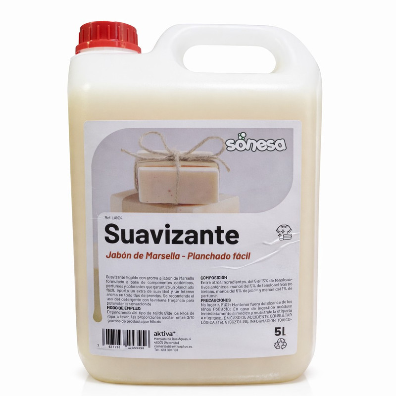 [AKTLAV04] Suavizante JABÓN DE MARSELLA x5L