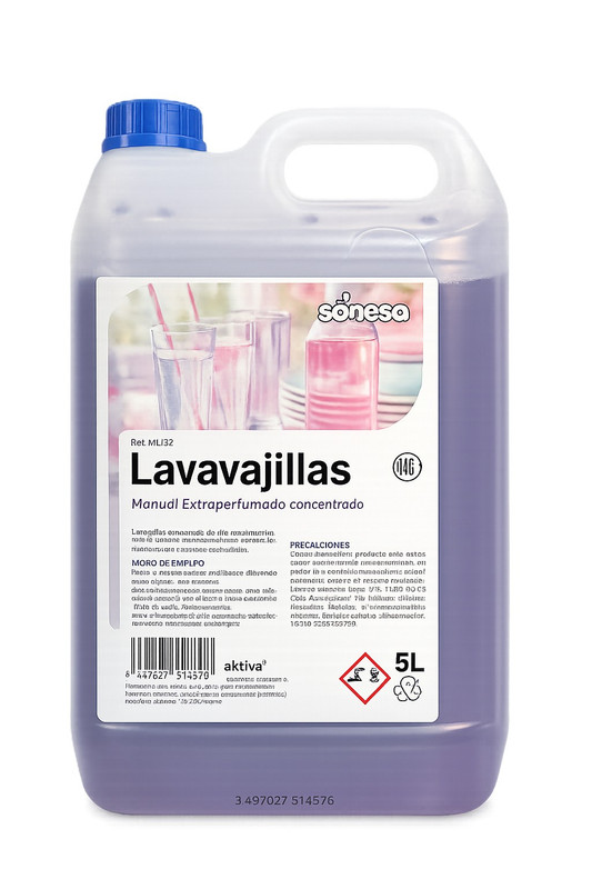 [AKTVAJ26] Lavavajillas MANUAL EXTRAPERFUMADO CONCENTRADO (VAJ12) x 5L